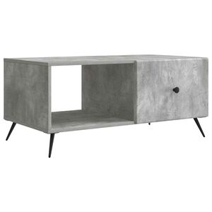 vidaXL Kava Stol Betonska siva 90 x 50 x 40 cm Konstruirano drvo