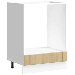 vidaXL Ormarić za pećnicu Lucca boja hrasta konstruirano drvo