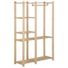 vidaXL Stalak za odjeću 110 x 38 x 170 cm od masivne borovine