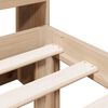 vidaXL Krevet s regalom za knjige bez madraca 90x190 cm od borovine