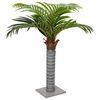 vidaXL Umjetna palma 6 listova 100 cm zelena