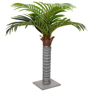 vidaXL Umjetna palma 6 listova 100 cm zelena