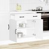 vidaXL Donji kuhinjski ormarić Lucca bijeli konstruirano drvo