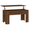 vidaXL Stolić za kavu smeđa boja hrasta 101x49x52 cm konstruirano drvo