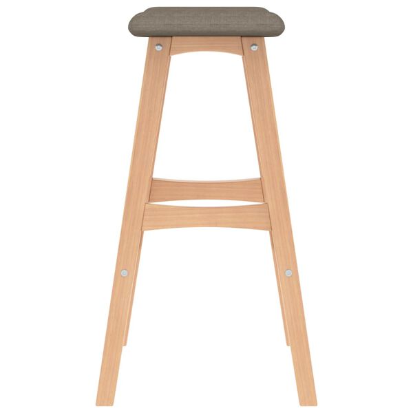 vidaXL Barski stolci od tkanine 2 kom smeđe-sivi