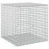 vidaXL Gabion s žicom debljine 3,5 mm i mrežom 5x2,5 cm 50x50x50 cm