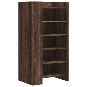 vidaXL Ormarić za cipele hrast smeđi 52x37,5x100 cm konstruirano drvo