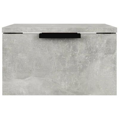 vidaXL Zidni noćni ormarić siva boja betona 34 x 30 x 20 cm