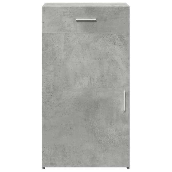 vidaXL Komoda siva boja betona 50 x 42,5 x 93 cm od konstruiranog drva