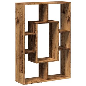 vidaXL Regal za knjige boja starog drva 63x20x90 cm konstruirano drvo