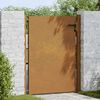 vidaXL Vrtna vrata 100x125 cm Corten čelik
