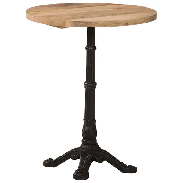 vidaXL Bistro stolić Ø 60 x 76 cm od grubog drva manga