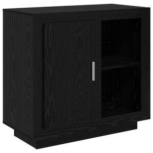 vidaXL Kreveta Crni hrast 80 x 40 x 75 cm Konstruirano drvo