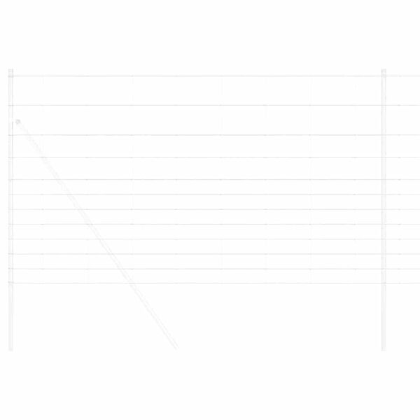 vidaXL Ograda za pa&scaron;njake Srebrno 25 x 1,4 m Pocinčani čelik