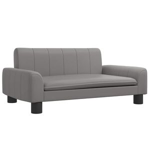 vidaXL Krevet za pse sivo 70 x 45 x 30 cm od umjetne kože