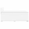 vidaXL Krevet box spring s madracem bijeli 120x190 cm od umjetne kože