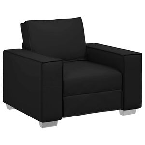 vidaXL Sofa Crna 99 x 80 x 84 cm tkanina