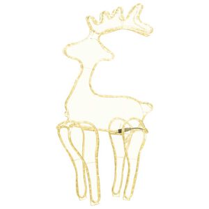 vidaXL Ukrasni božićni sob s mrežom i 306 LED žarulja 60 x 24 x 89 cm