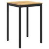 vidaXL Stol za bar u vrtu NAARDEN Bijela i crna 70 x 68,5 x 105 cm