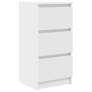 vidaXL Komoda bijela 37,5x35x76 cm od konstruiranog drva