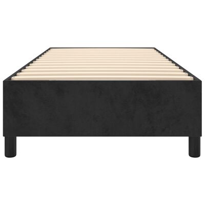 vidaXL Okvir za krevet crni 100x200 cm baršunasti