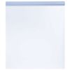 vidaXL Prozorska folija statična matirana siva 90x1000 cm PVC