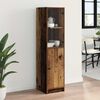 vidaXL Highboard Staro drvo 35 x 37 x 142 cm Konstruirano drvo