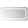 vidaXL LED kupaonsko ogledalo s ogledalom *Transparent*an 80 x 40 cm