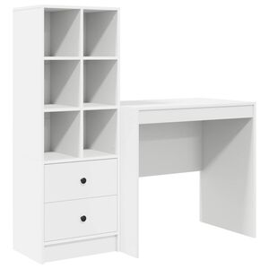 vidaXL Stol Bijelo 125,5 x 50 x 127 cm 2 kom.
