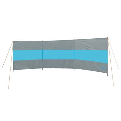 Bo-Camp vjetrobran Brendan 500 x 140 cm sivo-plavi