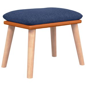 vidaXL Tabure plavi 45x29,5x35 cm od tkanine i umjetne kože