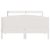 vidaXL Okvir kreveta bez madraca bijeli 160x200 cm od masivne borovine