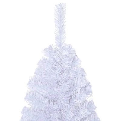 vidaXL Umjetno božićno drvce s gustim granama bijelo 240 cm PVC