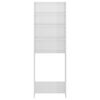 vidaXL Ormarić za perilicu rublja visoki sjaj bijeli 64 x 24 x 190 cm