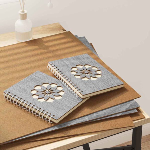 vidaXL Dekor Paneli 50 pcs Siva Sonoma 40 x 60 x 0.27 cm