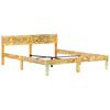 vidaXL Okvir za krevet od masivnog obnovljenog drva 180 x 200 cm