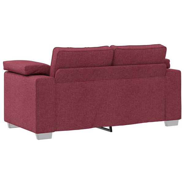 vidaXL Sofa Vinska crvena 160 x 77 x 82 cm tkanina