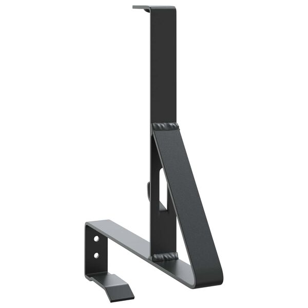 vidaXL Podr&scaron;ka za za&scaron;titu od snijega 12 pcs Crna 29,5 x 3 x 34,5 cm