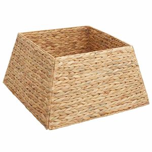 vidaXL Ogrlica za božićno drvce Četvrtasti Prirodna 50 x 50 x 25 cm