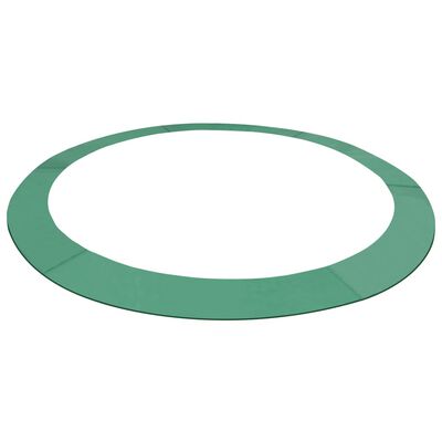 vidaXL Sigurnosna podloga PE zelena za okrugli trampolin od 3,66 m