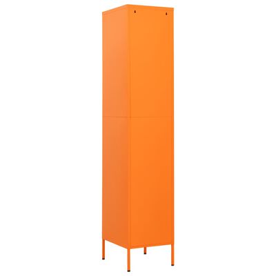 vidaXL Ormarić s ključem narančasti 35 x 46 x 180 cm čelični