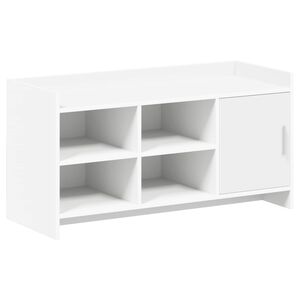 vidaXL Ormar za cipele Bijela 100 x 39,5 x 51 cm Konstruirano drvo