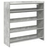 vidaXL Stalak za cipele boja betona 80x25x81 cm konstruirano drvo