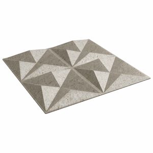 vidaXL Zidne panele 12 pcs Origami beton 50 x 50 cm XPS pjena