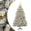 vidaXL Umjetno božićno drvce 210 cm 300 LED lampica Topla bijela