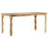 vidaXL Blagovaonski stol od masivnog obnovljenog drva 160 x 80 x 76 cm