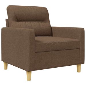 vidaXL Fotelja smeđa 60 cm od tkanine