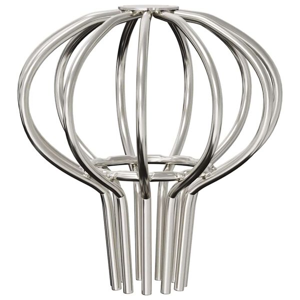 vidaXL Za&scaron;tita od li&scaron;ća za žljeb 2 pcs Srebrno 50 mm Nehrđajući čelik