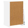 vidaXL Komoda s LED svjetlima bijela 41x37x67 cm