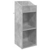 vidaXL Ormar za ploče Betonska siva 36 x 36 x 95,5 cm